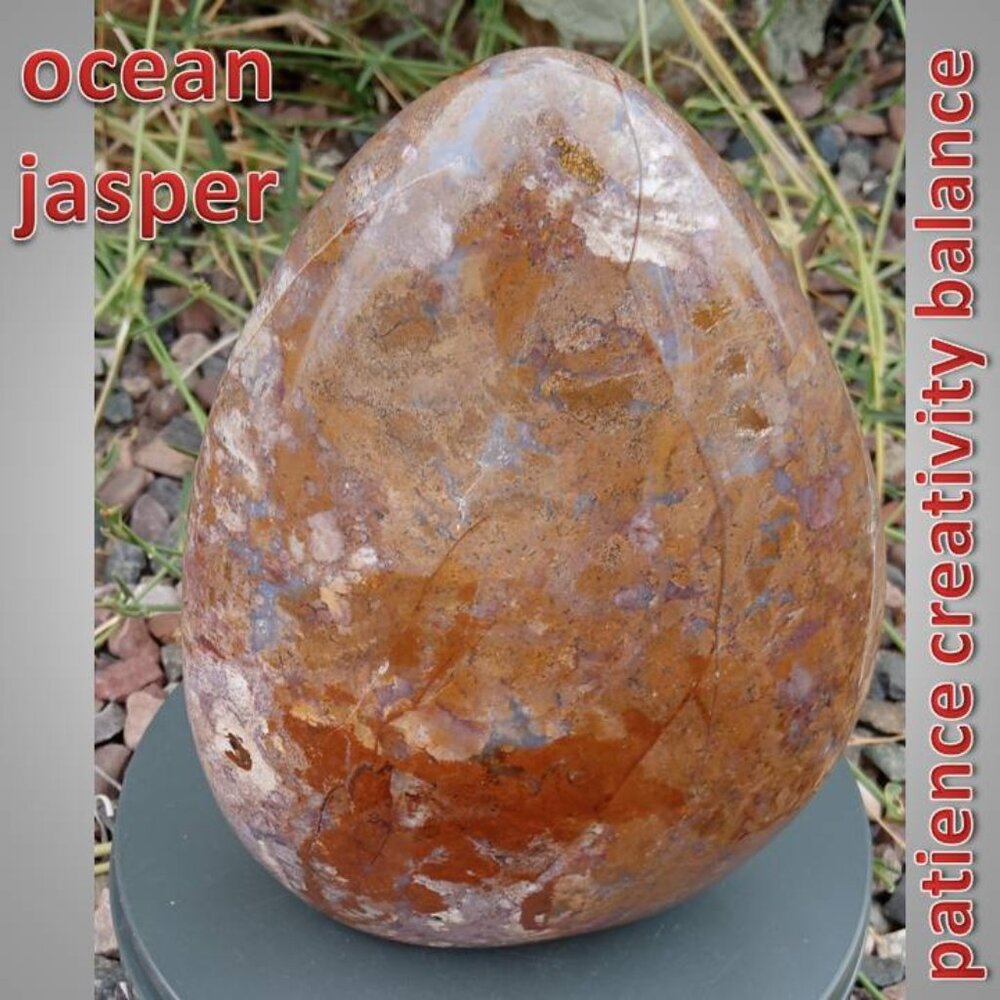 #6 Ocean Jasper free form balance patience creativity